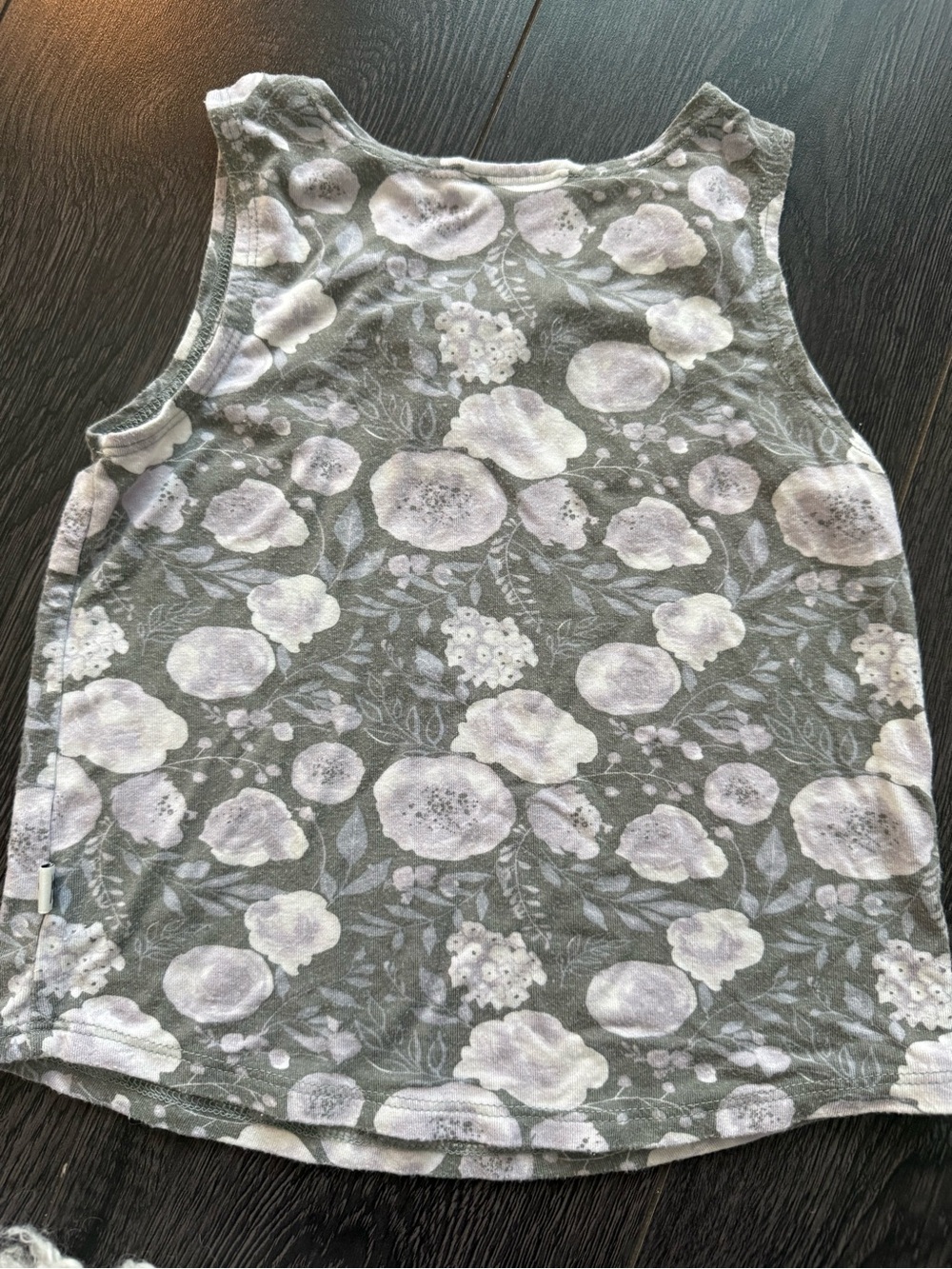 Jax & Lennon Floral Tank Top for Toddler Girl - Bamboo Summer Clothes - Picture 4 of 7